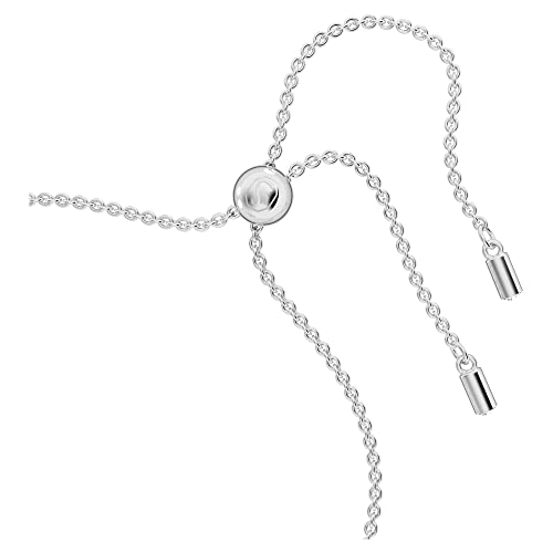 Swarovski Una Necklace, Earrings, and Bracelet Jewelry Collection, Rhodium & Rose Gold Tone Finish, Clear Crystals3