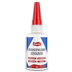 GleamGlee Keramik Sekundenkleber 35g Extra Stark
