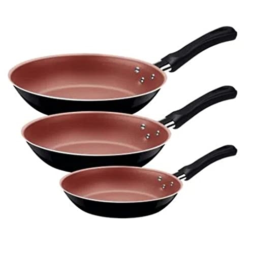 Tramontina JOGO FRIGIDEIRAS 3PCS CARIBE PRETO - SORTIDOS DE ALUMINIO COM REV ANTIADERENTE ... Tramontina JOGO FRIGIDEIRAS 3PCS CARIBE PRETO - SORTIDOS DE ALUMINIO COM REV ANTIADERENTE ...