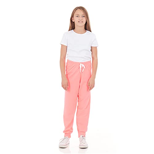 Pure Essence Girls' Fleece Jog Set - 4 Piece Fleece Lined Ultra Soft Pullover Hoodie And Jogger Sweatpants (7-16) #TOP5