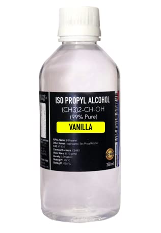 CERO ® ISO PROPYL ALCOHOL 99.9% Pure [(CH3)2-CH-OH] CAS: 67-63-0 (250ml) VANILLA PERFUMED-image-42