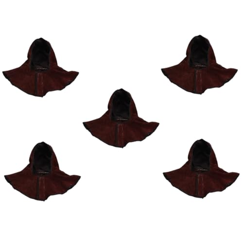 VILLCASE 5pcs Welding Hood Cap Neck Drape Cowhide for and Neck for Welders and Metalworkers