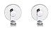 Produktbild WENKO Vacuum-Loc® Haken-Set Irun, 2er Set Wandaken, Handtuchhaken für Küche, Bad & den gesamten Haushalt, Befestigung ohne Bohren, Aufhängung für Badtücher, Schals, & Tücher, je 6 x 7 x 5 cm, Chrom