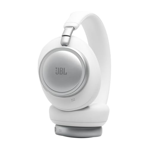 Image of JBL New Live 780NC, Advanced Noise Cancellation 2.0 Wireless Headphones, Technology (BT 6.0, Auracast, Hi-Res, LDAC, Spatial Sound, 6-mic, AI-Trained Algo) 80H Battery, 2Yrs* Warranty, White