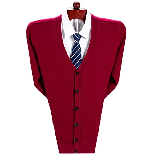 Suéter sin mangas para hombre Kaxiya2021 talla L rojo miniatura 4