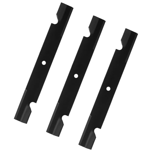 60 Deck Replacement Lawn Mower High Lift Blades for 115-9649-03 105-7718-03 133-2127 103-2530 - Compatible with Toro Timecutter MX6050 ZX6020 ZX6030 ZX6050 Exmark Lazer Z Turf Tracer - 3 Pack