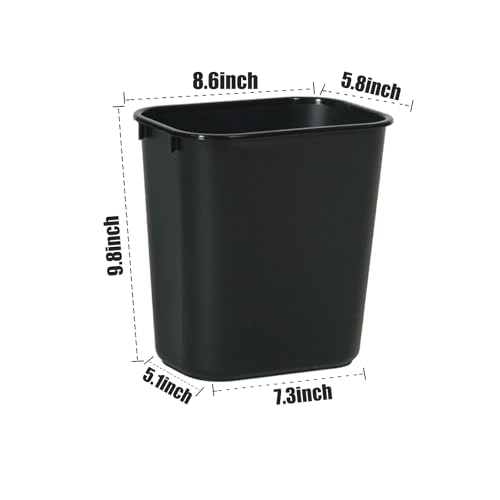 6 Canecas negras pequeñas con bolsas - 8 L cada una miniatura 2
