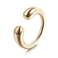 Gold Open Cuff Ring