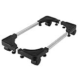 VIVO Large Steel PC Cart, Rolling CPU Trolley, Adjustable Mobile Computer Stand Holder with Locking...