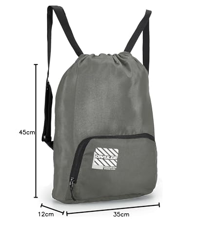 Image of DIVULGE Meteor16 liters Polyester Drawstring bag, daypack Gym bag Rucksack Backpack With Zip Pocket