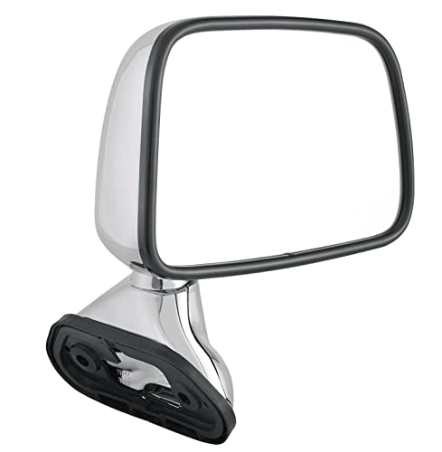 FITRITE AUTO PARTS New Right Passenger Side Manual Door Mirror For 1989-1995 Toyota Pickup, With Vent Window, Single Glass, Door Mounted, Foldaway Type, Chrome TO1321122 8791034020