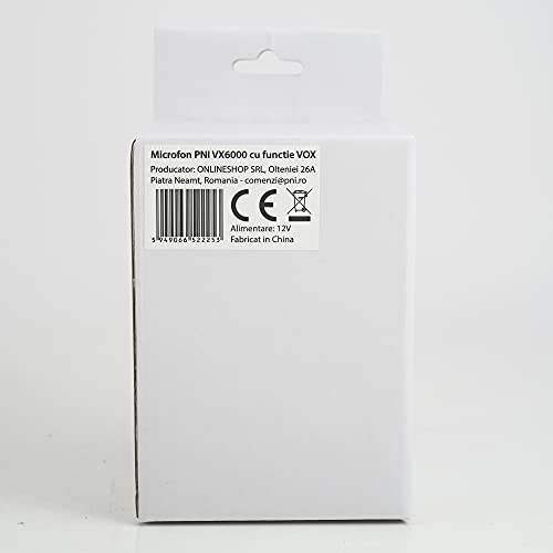 Micrófono VX6000 con función VOX manos libres para comunicación CB estable 6