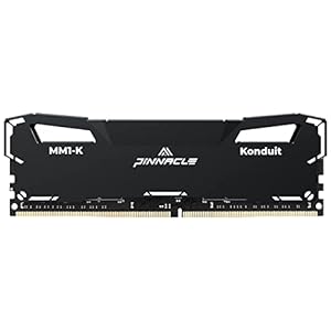Timetec Pinnacle Konduit 8GB DDR4 3200MHz PC4-25600 CL16-18-18-38 XMP2.0 Overclocking 1.35V Compatible for AMD and Intel Desktop Gaming PC Memory Module RAM – Black