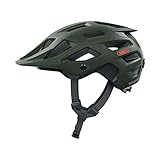 casco mtb amazon TRIVIDER: distributore piatto per cinghia che non è regolabile in altezza, ma attraverso di essa la cinghia può essere spostata lateralmente (a destra o a sinistra) per adattarla alla posizione dell'orecchio