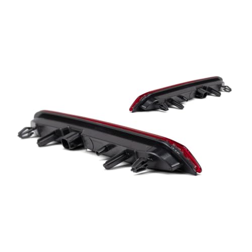 Image of KarParts360 For Ford Explorer 2020 2021 2022 2023 Bumper Reflector Driver And Passenger Side | Pair | Rear | With Bulbs | Excludes Rear Fog Lights | FO1184121, FO1185121 | LB5Z13A565B, LB5Z13A565A