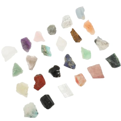 Muestra de piedra irregular natural con apariencia de cristal para obsequio educativo único