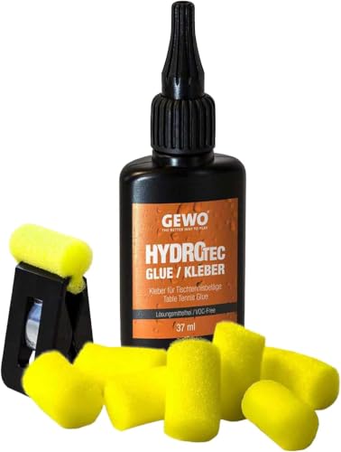GEWO Tischtennis Kleber HydroTec – Wasserbasis, ITTF zugelas...
