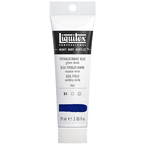 Image of Liquitex Professional Heavy Body Acrylic Paint 2-oz tube, Phthalocyanine Blue (Green Shade)