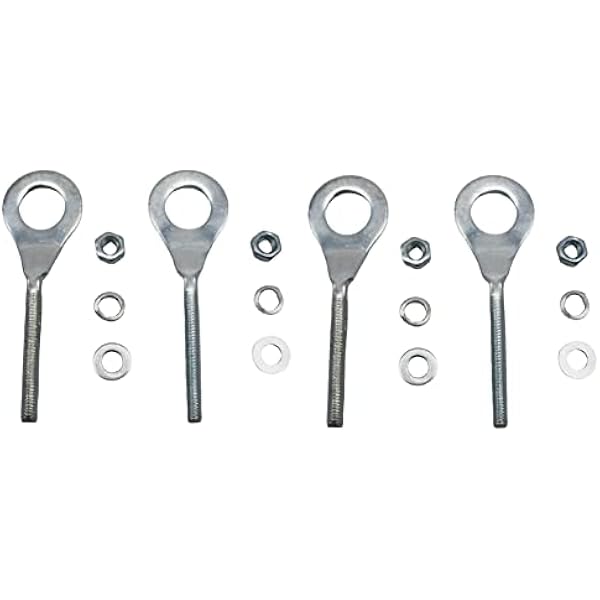 Napinacz łańcucha, Asudaro napinacz łańcucha motocyklowego, 15 mm, regulacja łańcucha, prowadnica łańcucha, regulacja łańcucha z 4 nakrętkami i 8 podkładkami, kompatybilny z Crf/Xr 50 70 80 100,
