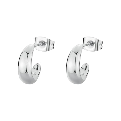 Boucles d'oreilles créoles Brosway Essential BNL105 acier