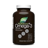 Nature's Way NutraSea HP Omega 3 Extra Strength Supplement with Fish Oil – Fresh Mint Flavour – Heart & Brain Support for Adults and Kids 9+ – 60 Softgels