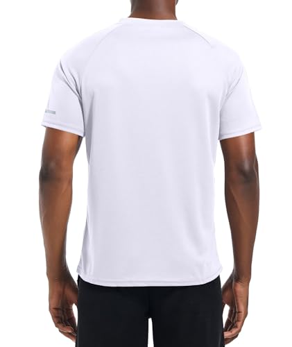 Image of Men's Quick-Dry Sportswear T-Shirts,4 /6 Pack Breathable Moisture Wicking Gym Tops for Training & Workout,Short Sleeve Tees