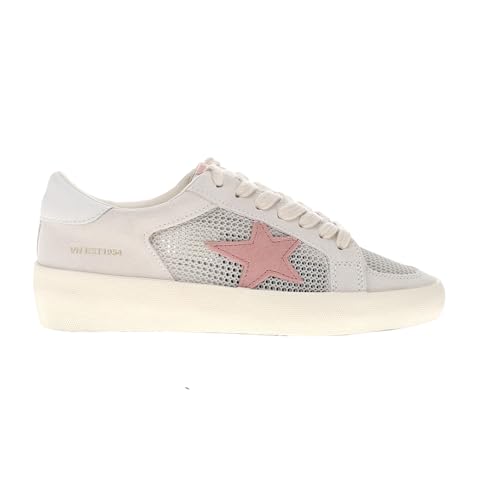 VINTAGE HAVANA Womens Reflex Cut Out Lace Up Platform Sneakers Shoes Casual - Pink, White