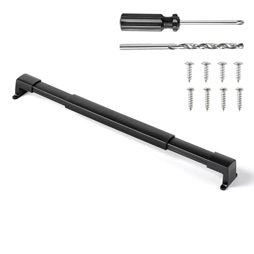 FitraNovay RV Screen Door Handle Adjustable 21-5/8 to 28-5/8 Sturdy Rustproof Aluminum Grab Bar Universal Screen Door Cross Bar Replacement for RV Camper Travel Trailer Motorhome Accessories