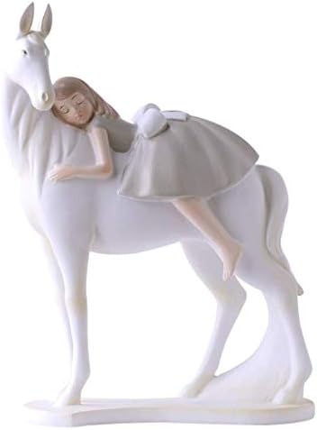 CHUNYU Regalos y decoración Acabado en Bronce El Final del Sendero Pintado a Mano Estatua Estatua