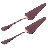 Luxshiny 2 Stück Kuchenspatel Spachtelheber Metall Tortenheber Kuchenbackspatel Dessertheber Tortenservierwerkzeug Tortenheber Tortenschneider Kuchenschneidemesser