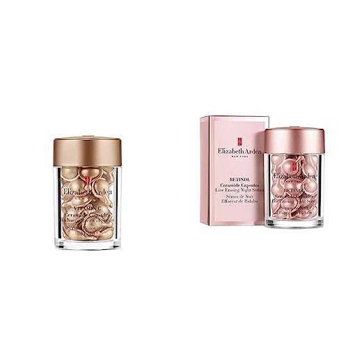 Elizabeth Arden Vitamin C Ceramide Capsules Radiance Renewal Serum + Retinol Ceramide Capsules Line Erasing Night Serum 30 pcs