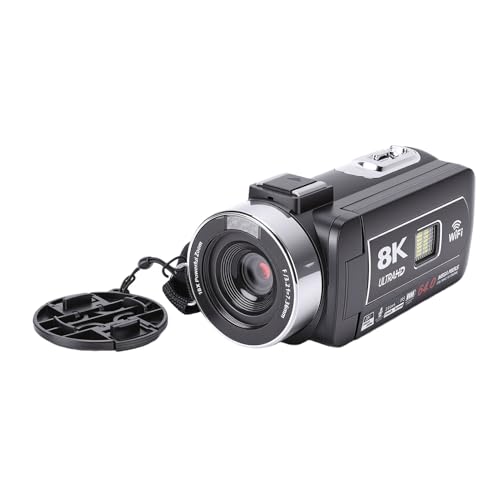 Caméscope 8K Sxhlseller avec écran tactile 3" pour vlogging voyage et vidéo