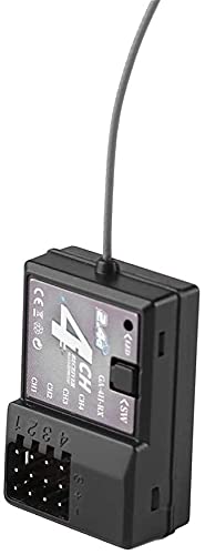 2,4 GHz RC Controller 4CH RC Fernbedienung und Empfänger Digital Radio Transmitter für 1/8 1/10 1/16 1/32 RC Auto Boot Tank Crawler GA-4H-TX (Empfänger) Cover