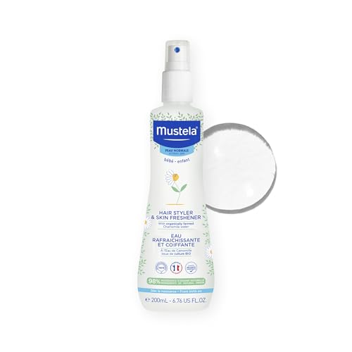 Image of Mustela Baby Hair Styler & Skin Freshener - with Natural Avocado & Chamomile Water - Vegan & Hypoallergenic - 6.76 fl. oz.