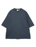 [グッドウェア] 半袖 ポケット Tシャツ スーパービッグ ヘビーウェイト 7.6オンス USAコットン メンズ 無地 厚手 XL ブルーグレー