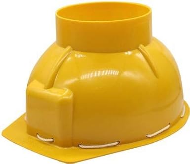 HOT LIFE Personal Protective Construction Worker Hat Chin Strap Mine Safety Helmet With Manual Adjustment (Pack of 1, Yellow)