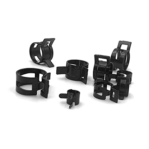 Ispinner SPRING-CLAMPS 80Pcs Spring Band Type Fuel/Silicone Vacuum Hose Pipe Clamp thumb #3