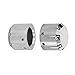 HDBUBALUS Front Axle Nut Cover Axle Caps Set Fit for Harley Sportster XL 1200 Dyna Softail Fat Boy Touring Street Road Electra Tri Glide 2 pcs Chrome