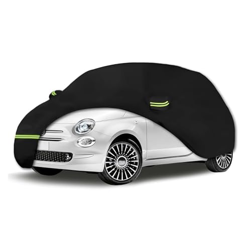 Bâches de protège-pare-brise neige pour stationnement extérieur Fiat 500
