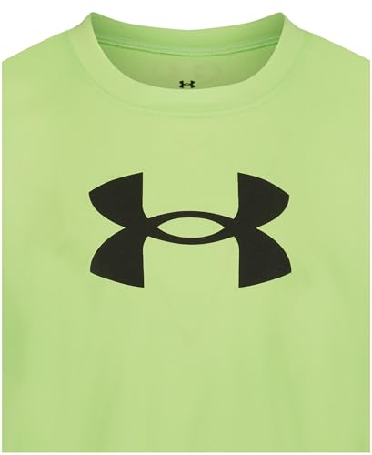 Image of Under Armour Boys' Short Sleeve Logo Graphic T-Shirt, Lightweight & Breathable, Relaxed Fit