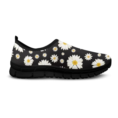 JoyLamoria House Flowers Pattern Shoes for Women Stylish Soft Casual Basic Holiday4
