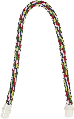 Image of JW Pet Comfy Perch For Birds Flexible Multi-color Rope, Medium - 32 inch Length
