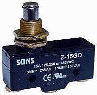 Suns International Z-15GQ Z-15 Series 15A Panel Mount Plunger