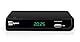 TELE System TS6819 T2HEVC HD Digitaler terrestrischer Decoder, DVB-T2 HEVC 10 Bit, HDR HLG, AUTOSCAN, LCN, Media Player, EPG TV Guide, Fernbedienung inklusive, Digitaler terrestrischer TV-Empfänger