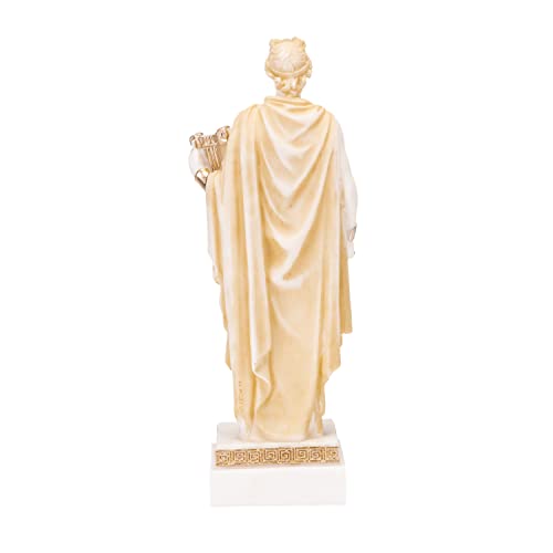 Estatua Alabastro Apolo Dios de la Música 16.5 cm miniatura 5