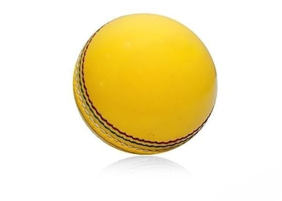 Yellow Cricket Ball, Rubber Material, Seam Stitching, Practice Training Ball-image-41