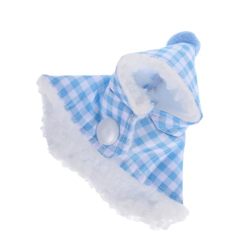 ifundom Parrot Cloak Cozy Plaid Bird Cape for and Small Birds Warm Clothing for Outdoor Adventures