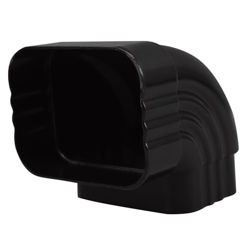 ASAKKURA Bend Angle Downspout Fitting Aluminum Alloy Connector for Rainwater Drainage Elbow Design Construction for Gutter Systems and Downspout Extensions