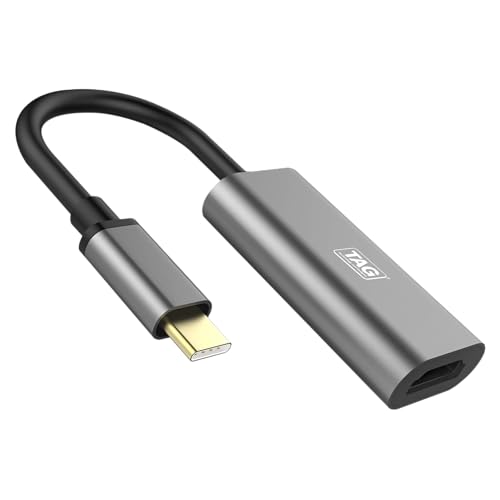 Image of TAG USB Type C to HDMI Adapter | 4K HDMI | Metal Body | Ultra Slim, Compact and Portable | Plug and Play | Universally Compatible with PC, MacBook Pro, MacBook Air, Laptops, Tablets