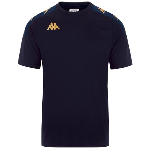 KAPPA IT Men's Slim Fit Blue Polyester Jersey Medium